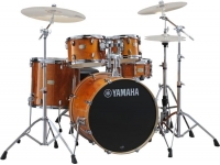Yamaha Stage Custom Birch Honey Amber com Hardware sem Pratos Yamaha Stage Custom Birch Honey Amber com Hardware sem Pratos